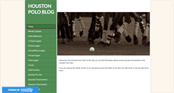 Desktop Screenshot of houstonpolopost.com